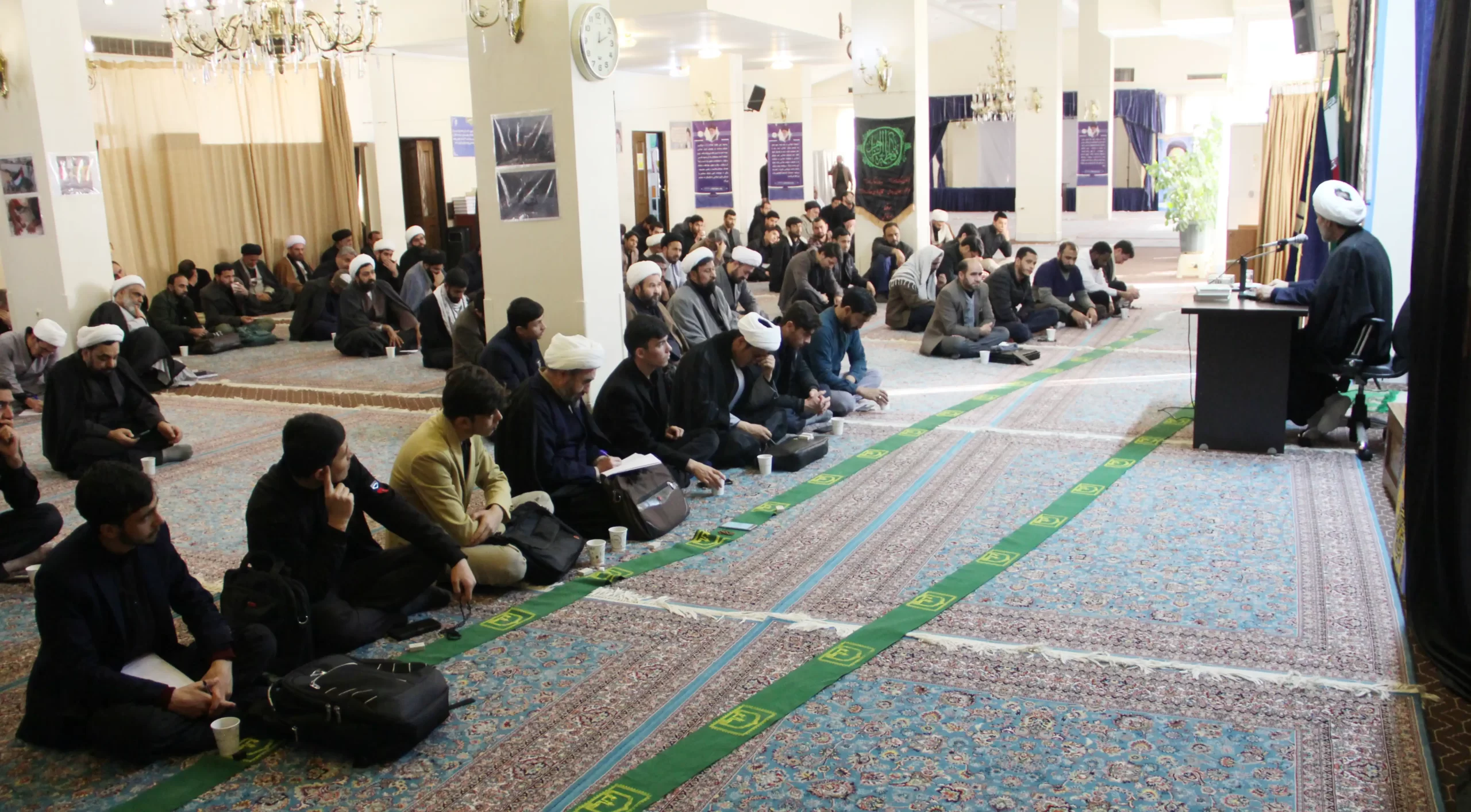 گزارش تصوصری از برگزاری مراسم شهادت حضرت فاطمه زهرا(س) در جامعةالمصطفی(ص) خراسان