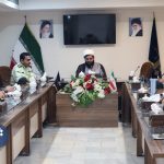 دیدار حجة الاسلام و المسلمین دکتر سعیدی فاضل با جمعی از فرماندهان انتظامی استان