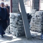 بازدید آیت الله دکتر عباسی از ساختمان در حال ساخت مهدیه