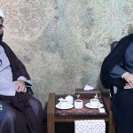 ديدار حجة الاسلام والمسلمين دكتر سعیدی فاضل با حجت الاسلام و المسلمین دکتر محسن زاده نماینده جامعه المصطفی در عراق